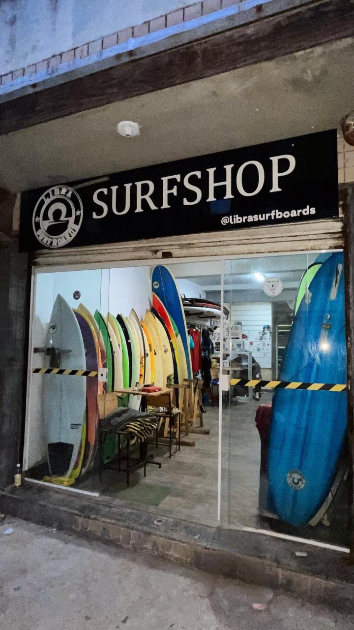 Fachada da Libra Surfboards